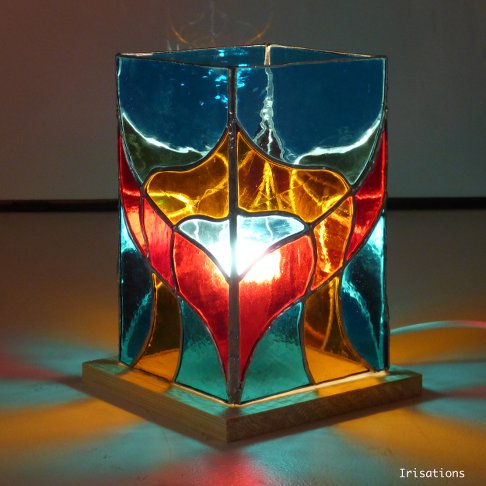 Stained glass table lamp class