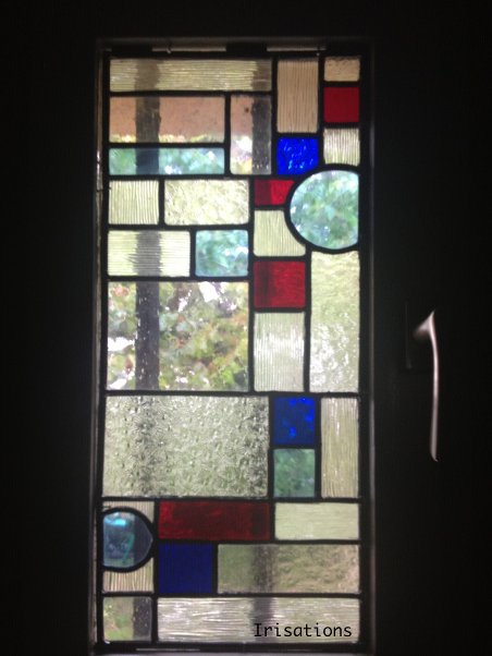 Art deco stained glass initiation class