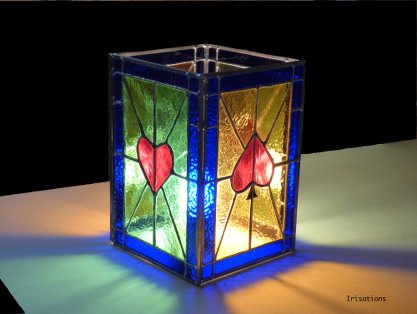 Stained glass table lamp class