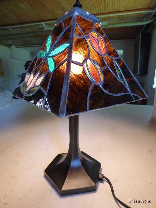 Lampe vitrail Delphine Tiffany
